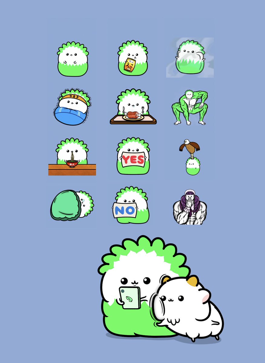 ドリンカブル🥬 (@drinkable_) on Twitter photo ってことでスタンプ出たわよ🥬
line.me/S/sticker/3112… ってことでスタンプ出たわよ🥬
line.me/S/sticker/3112…