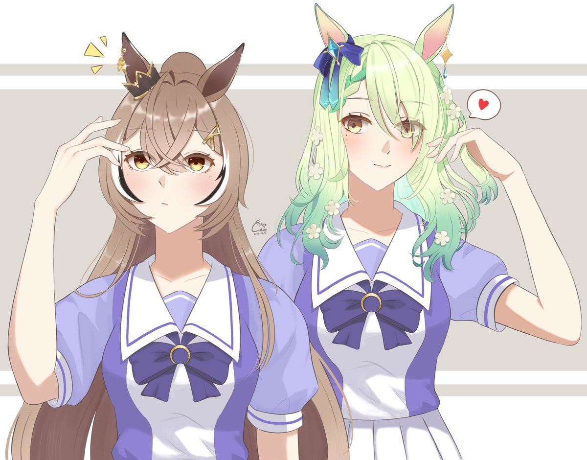 🎶 doki doki doki kimi no aiba ga~ 🐎💚🤎

#drawMEI #FineFaunart