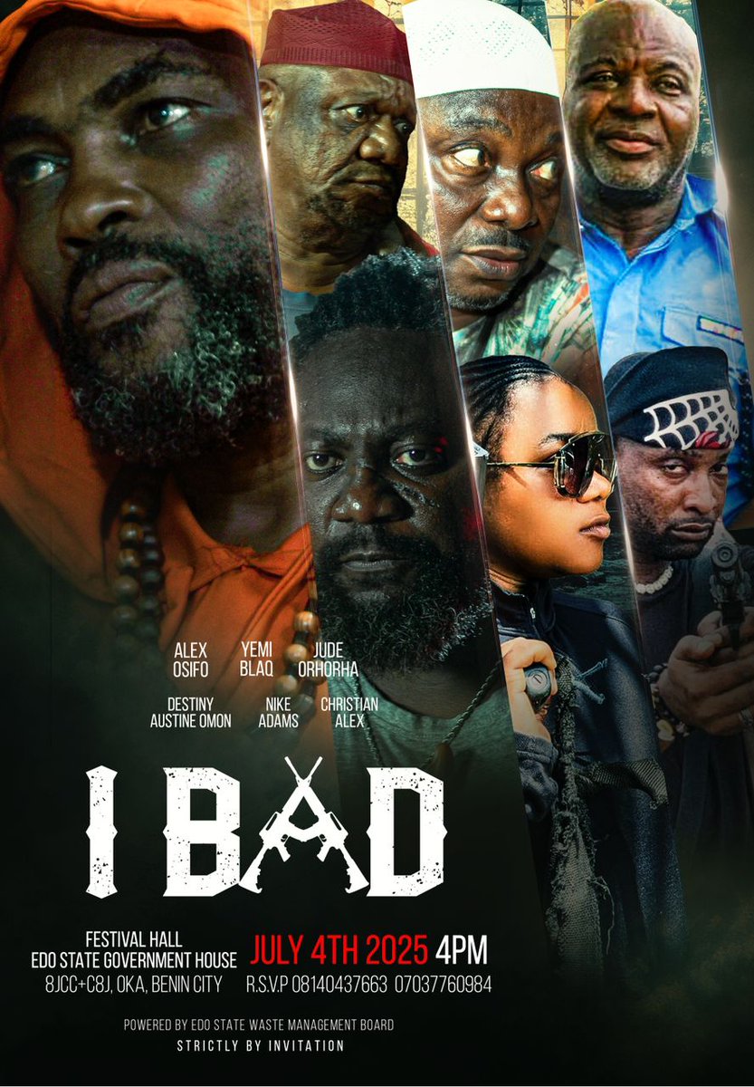 Mr. Bliss (@sensationalblis) on Twitter photo Dear <a href="/BenHundeyin/">CSP Benjamin Hundeyin</a>, the movie title has since been changed, sir. I believe this was known before the old poster was shared. Kindly help post the updated version. Your family’s impact on the creative industry is respected. Thank you 🙏 #Ibad Dear <a href="/BenHundeyin/">CSP Benjamin Hundeyin</a>, the movie title has since been changed, sir. I believe this was known before the old poster was shared. Kindly help post the updated version. Your family’s impact on the creative industry is respected. Thank you 🙏 #Ibad