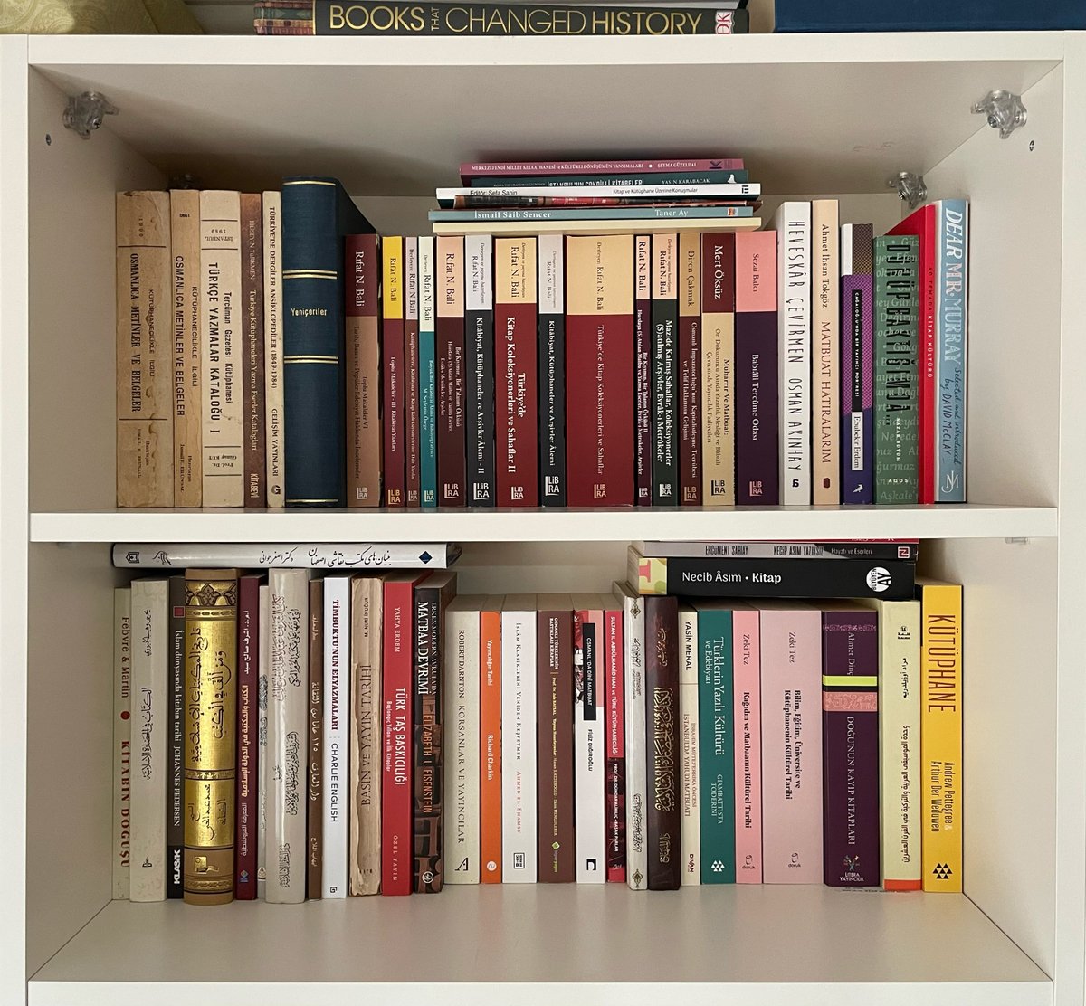 Okumak, yazmak, kitaplar, kütüphaneler, yazma eserler ve başka ilgili şeyler hakkında birtakım kitaplar...