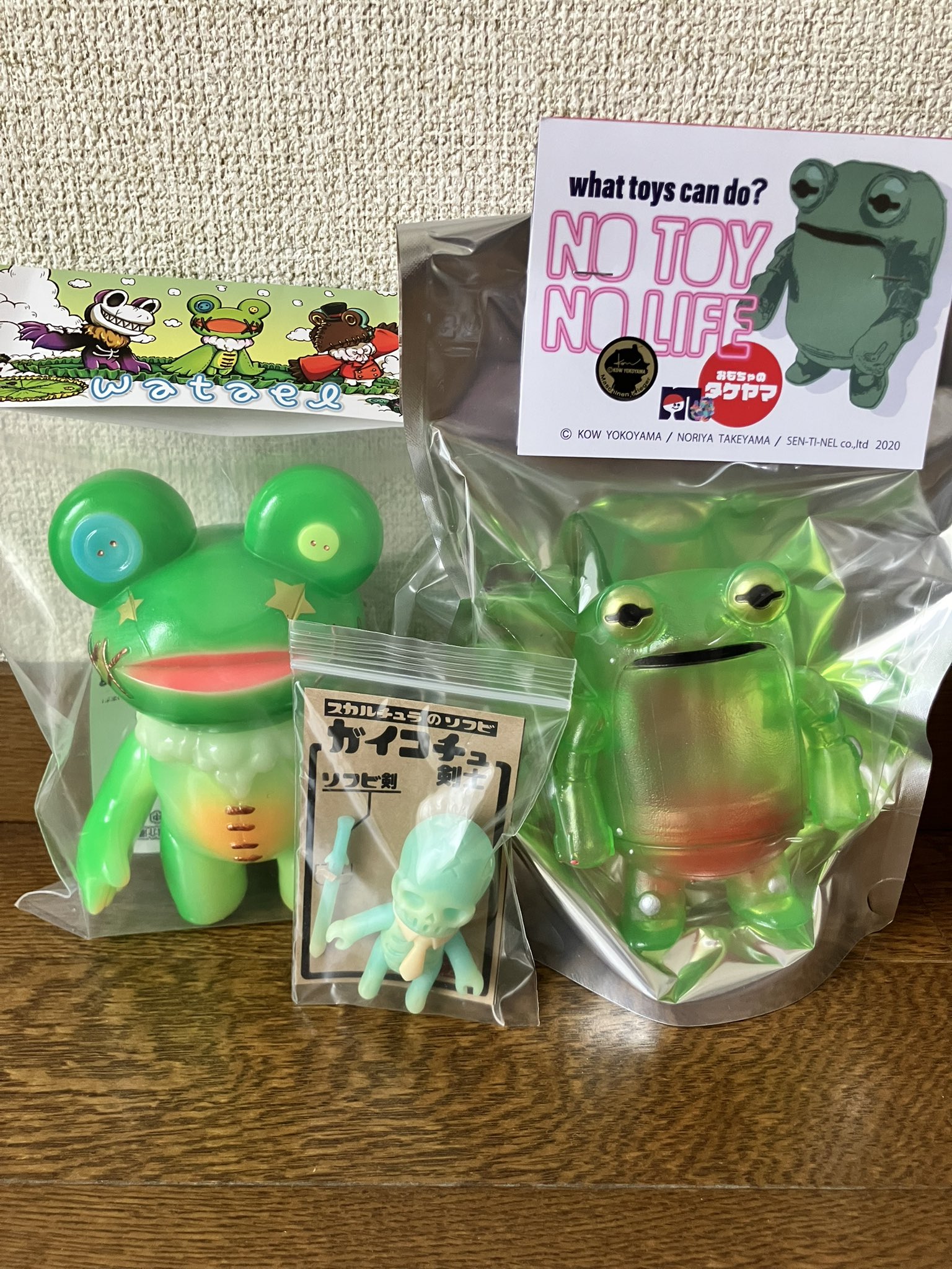 5体セット スカルチュラ ウツボカエル カエル ソフビ フィギュア