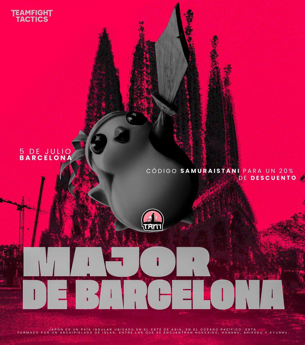 Tan'i (単位) eSports (@taniesportss) on Twitter photo 𝐌𝐀𝐓𝐂𝐇 𝐃𝐀𝐘 🌸| 𝐓𝐅𝐓 🏆
HOY TOCA SPANISH MAJORS 🔥
⚔️ <a href="/bastida_tft/">Bastida</a>
⚔️ <a href="/DiegoKj3_/">TNI w4lker2</a>
⚔️ <a href="/LuispanosTFT/">Luispanos01</a>
⚔️ <a href="/powermasacreTFT/">powermasacreTFT</a>
⚔️ <a href="/Infinit1111_/">Infinit1111</a>
<a href="/TFT_ES/">Teamfight Tactics ES</a> vamos a por esa victoria sin pensarlo ❤️🔥
¡Animo con todo a nuestros jugadores! #LaUNIDADtani 𝐌𝐀𝐓𝐂𝐇 𝐃𝐀𝐘 🌸| 𝐓𝐅𝐓 🏆
HOY TOCA SPANISH MAJORS 🔥
⚔️ <a href="/bastida_tft/">Bastida</a>
⚔️ <a href="/DiegoKj3_/">TNI w4lker2</a>
⚔️ <a href="/LuispanosTFT/">Luispanos01</a>
⚔️ <a href="/powermasacreTFT/">powermasacreTFT</a>
⚔️ <a href="/Infinit1111_/">Infinit1111</a>
<a href="/TFT_ES/">Teamfight Tactics ES</a> vamos a por esa victoria sin pensarlo ❤️🔥
¡Animo con todo a nuestros jugadores! #LaUNIDADtani