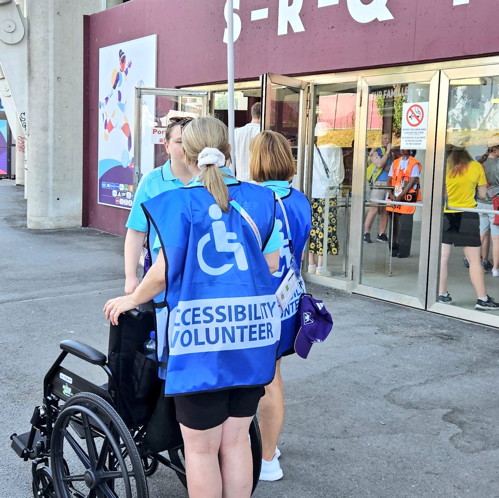 AccessibAll's tweet image. Enjoying @WEURO 🇨🇭 together with our amazing #AccessCaptains fans of all abilities can enjoy the action from #Geneva to #StGallen! 💪⚽️ Let’s make football accessible for everyone. #WEURO2025