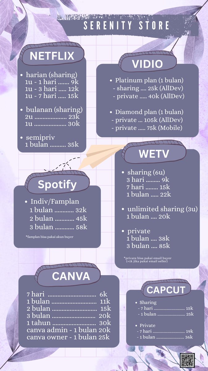 _serenserenity's tweet image. haii gusy, aku open buat yang mau nyari apk prem yaa. bisa DM atau WA aku sajaa buat yang mau nanya-nanya atau order. arigatouu&amp;lt;3

kontak wa dan testie nya ada di bio yahh, hv a great dayy y&apos;all🌻

#zonauang #zonajajan #zonaba