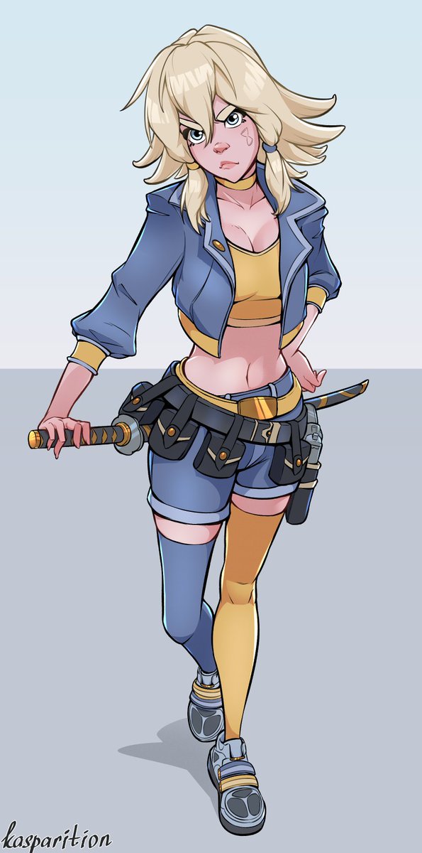 Random OC - Varya, time-traveler weeb