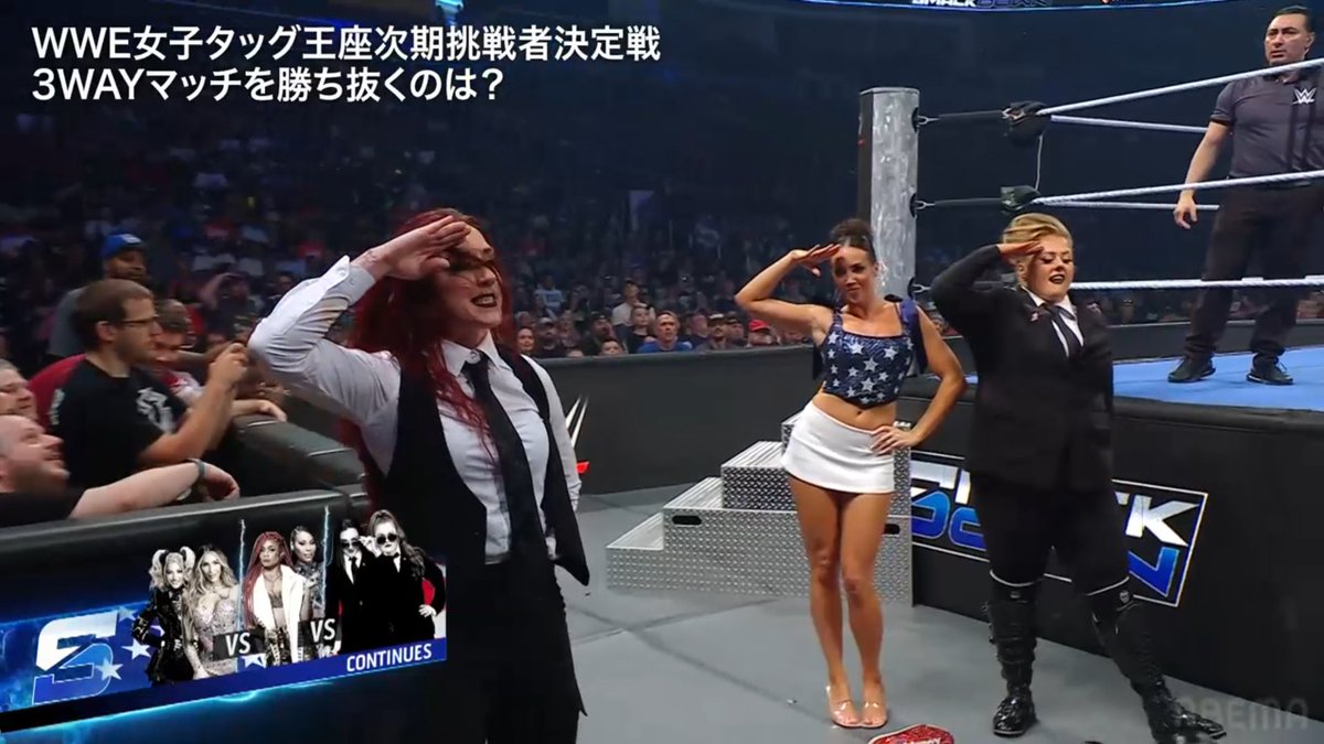 mochimitsu_TKGW's tweet photo. USA!!USA!!USA!!USA!!USA!!USA!!
#smackdwon
#アベマでWWE https://t.co/SMeyfedqie