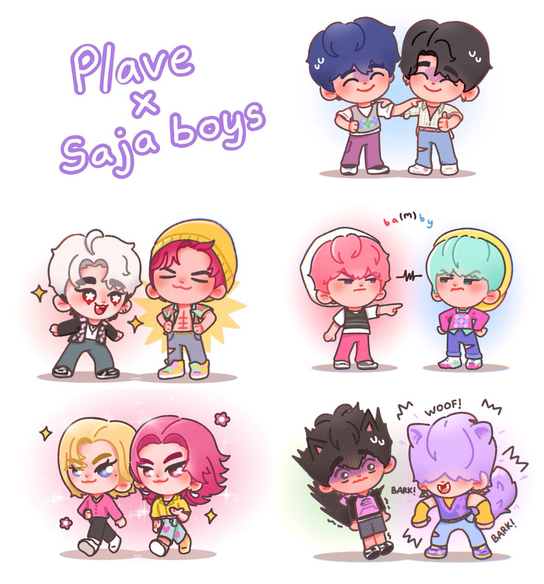 plave x saja boys complete !!! 🥹❤️

#plave #kpopdemonhunters