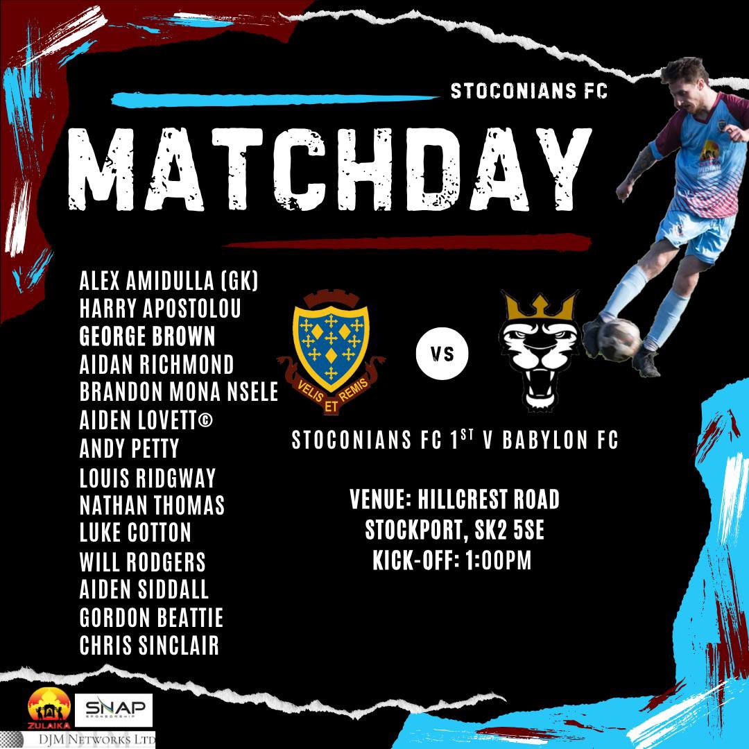 Stoconians FC (@stoconiansfc) on Twitter photo #STOvFCB The 1st team continue their pre-season as we welcome FC Babylon to Hillcrest for a 1pm Kick-Off. #stoconians #hillcrest <a href="/zulaikaindian/">Zulaika Stockport</a> <a href="/FCBabylonUK/">FC Babylon</a> #STOvFCB The 1st team continue their pre-season as we welcome FC Babylon to Hillcrest for a 1pm Kick-Off. #stoconians #hillcrest <a href="/zulaikaindian/">Zulaika Stockport</a> <a href="/FCBabylonUK/">FC Babylon</a>