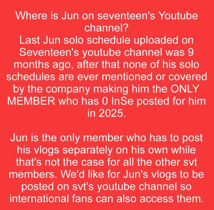 xmhlovre's tweet photo. CARATS AND HUIHUIS, KEEP DROPPING THE TAGS ‼️

WHERE IS JUNHUI
#Stop_Erasing_Jun #TreatJunhuiLikeAMember 
@pledis_17 @pledisnews @pledis17_STAFF https://t.co/UNiTY6NQfU