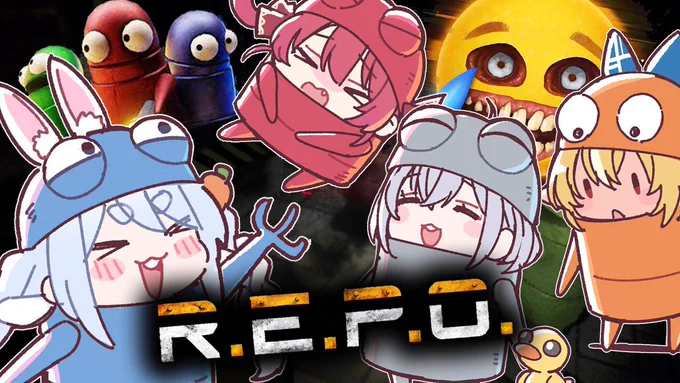 @usadapekora: We're repoing for the first time! ! ! It might be a game, but Peko will do her best! ! ! ! ! ! !