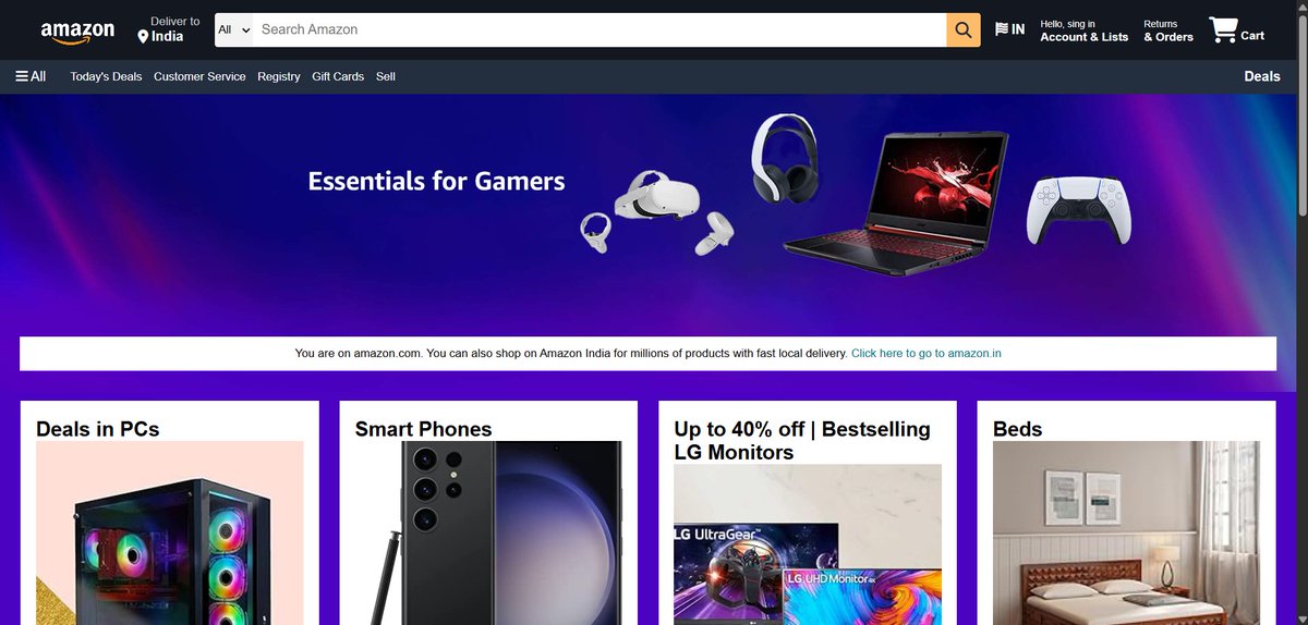 TejeshPate14431's tweet photo. π Just launched my Amazon Clone on Netlify!
It's partially responsive and improving fast.
π Cart, Returns & Orders sections are working.
Check it out & share feedback!
π https://t.co/IEWAUY7NMa
#HTML #CSS #WebDev #AmazonClone #project https://t.co/u2LbCYs8qK