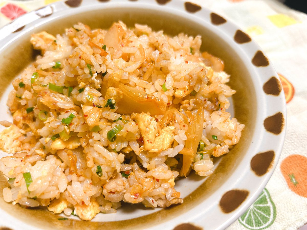 シンデレラ福岡Day1観ながらキムチチャーハン！！ 絶権大好き🫶 #か