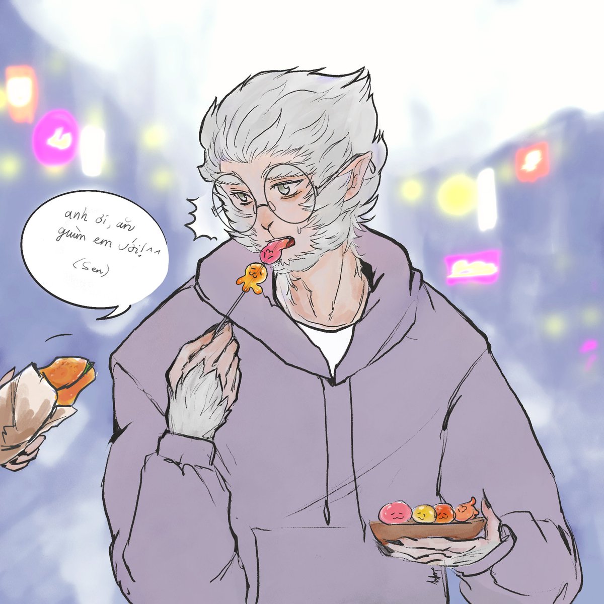 Late-night snacks are fine, but this is getting out of hand 🍑🍔🍟🌭🌯🌮🍢
#DestinedOne #OCverse #Stickers #AUverse #Auboyband
