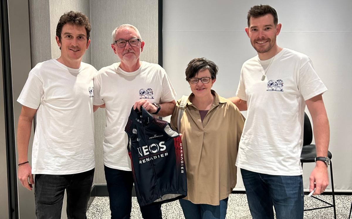 Good luck G for your last Tour de France, stay safe and enjoy your final lap. If you need something to keep you warm, I could always bring you this?! 💪🚴🏴󠁧󠁢󠁷󠁬󠁳󠁿 <a href="/GeraintThomas86/">Geraint Thomas</a> <a href="/GTCyclingTrust/">Geraint Thomas Cycling Trust</a> <a href="/LukeRowe1990/">Luke Rowe</a> <a href="/INEOSGrenadiers/">INEOS Grenadiers</a> <a href="/BritishCycling/">British Cycling</a> <a href="/LeTour/">Tour de France™</a> #TDF2025