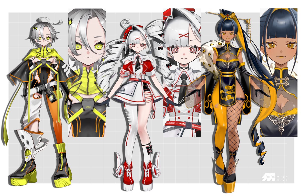 miyamamim's tweet image. 上半期VTuberデザイン

#VtuberDesign  #commission