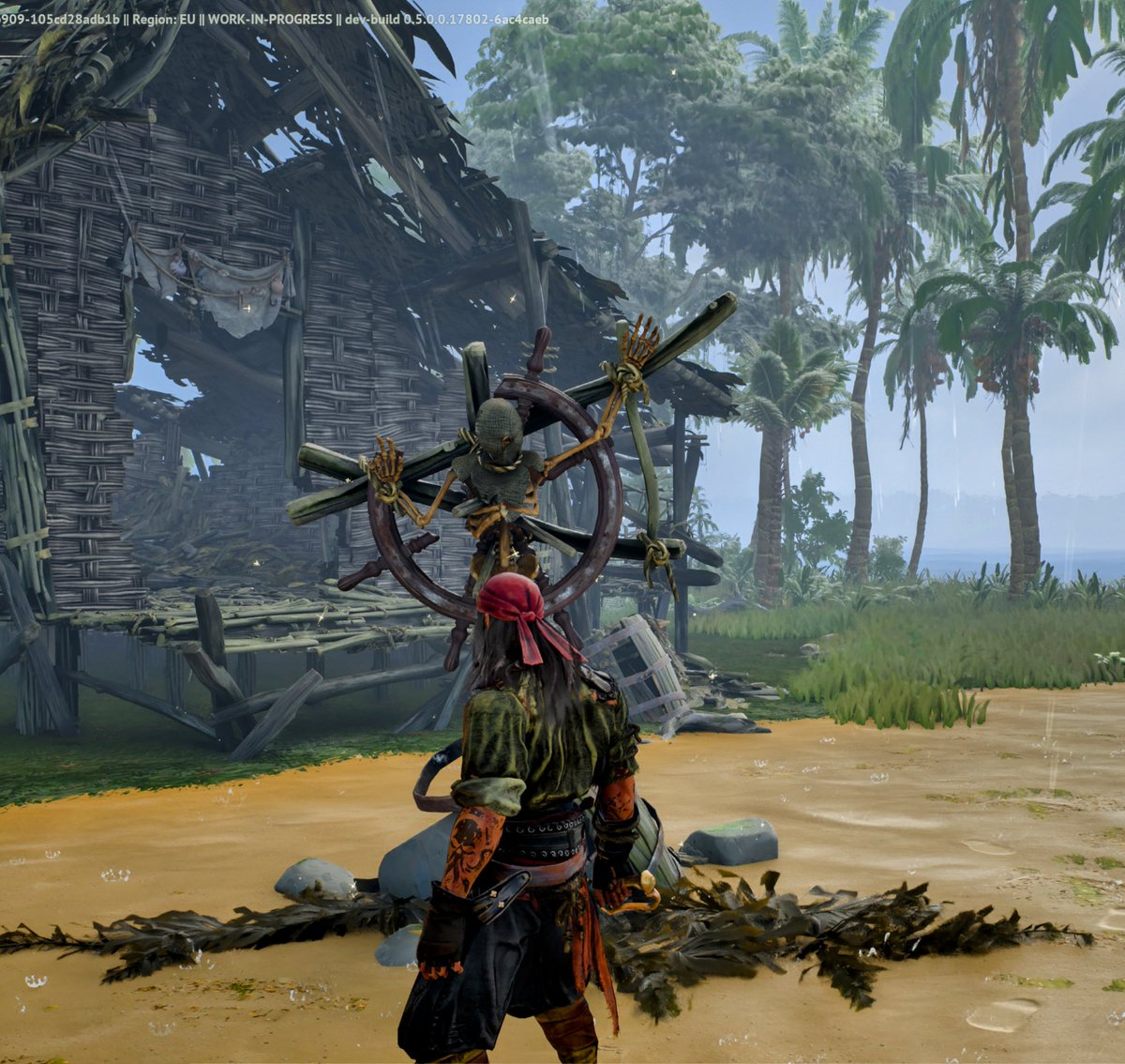 CaptTrep's tweet image. Little adventure last night on @PlayCrosswind 
Stumbled upon a wreck. Think I could use this! Might make the seas a little easier to traverse now!