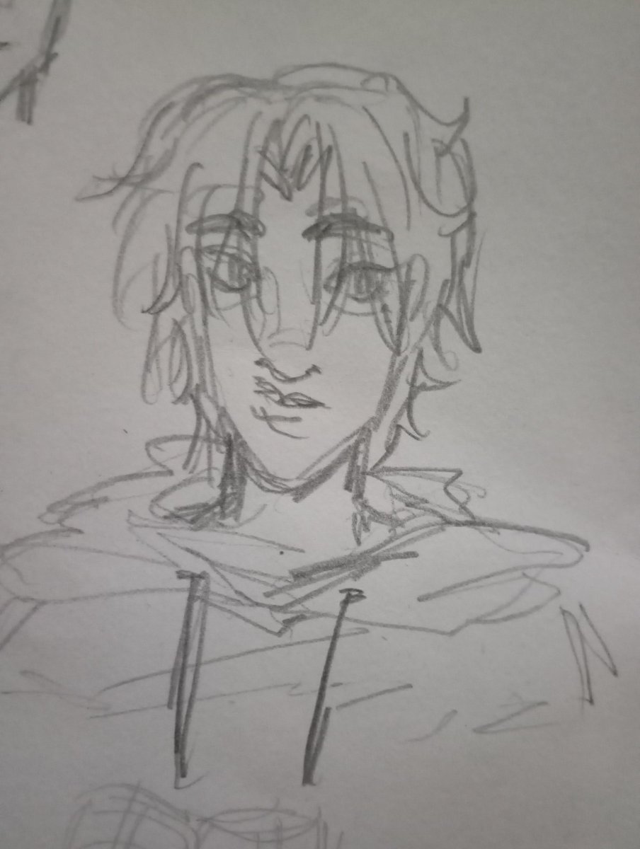 guidetoastro's tweet image. I'm thinking did I have ever actually drawn Tim with longer hair before