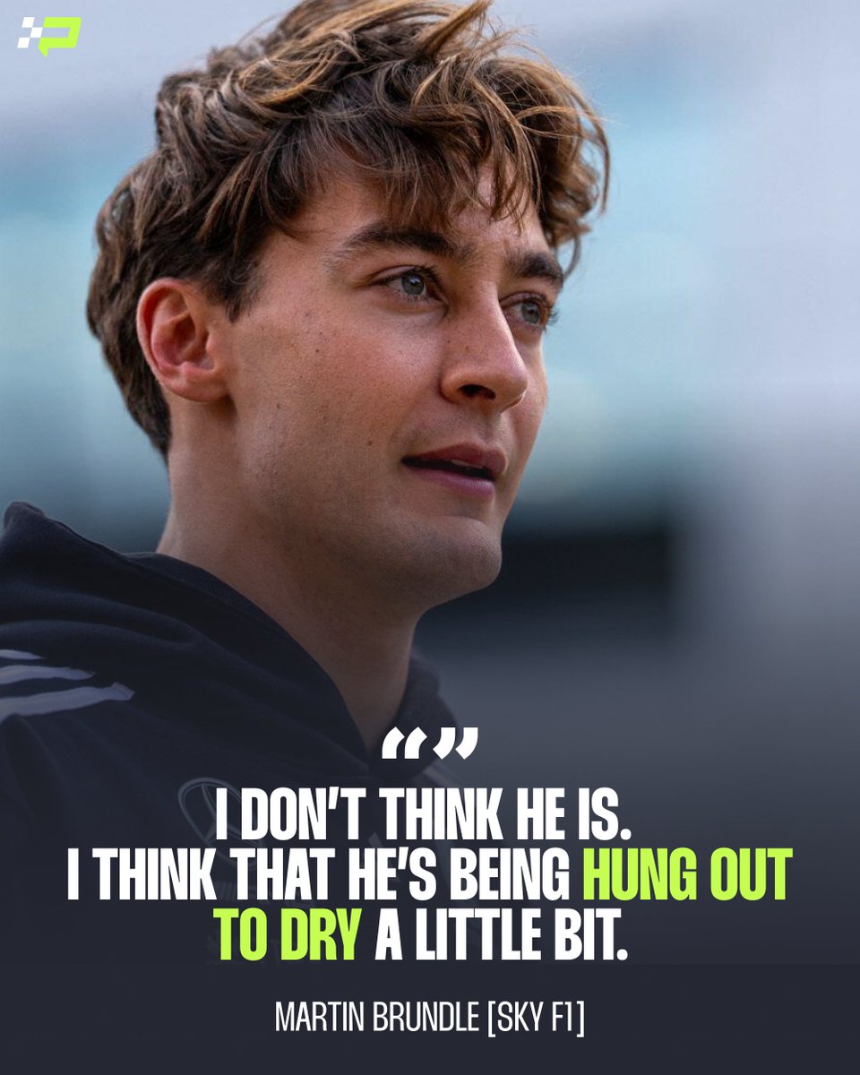 Planet_F1's tweet image. Martin Brundle believes George Russell has not been treated fairly by Mercedes...

#F1