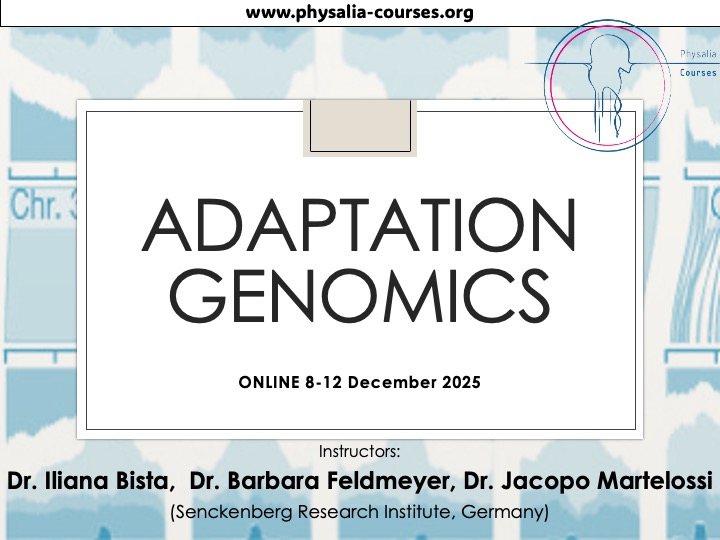 Physalia-courses@ONLINE (@physacourses) on Twitter photo 🚨 NEW EDITION–NEW TEAM! 🚨 Registrations are now open for the upcoming edition of our #AdaptationGenomics course!
Join <a href="/ilianaBista/">Iliana Bista</a> <a href="/babsfe33/">Barbara Feldmeyer</a> and Jacopo Martelossi for an intensive training on the genomic basis of adaptation.
physalia-courses.org/courses-worksh… 🚨 NEW EDITION–NEW TEAM! 🚨 Registrations are now open for the upcoming edition of our #AdaptationGenomics course!
Join <a href="/ilianaBista/">Iliana Bista</a> <a href="/babsfe33/">Barbara Feldmeyer</a> and Jacopo Martelossi for an intensive training on the genomic basis of adaptation.
physalia-courses.org/courses-worksh…