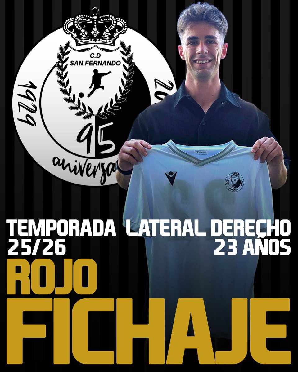 🛡PRIMER EQUIPO | FICHAJE✍️
Temporada 25/26

➕️ROJO
➕️23 AÑOS
➕️LATERAL DERECHO
➕️CLUB ANTERIOR: CIUDAD DE GETAFE

¡¡BIENVENIDO AL SANFER!!

#DALESANFER
