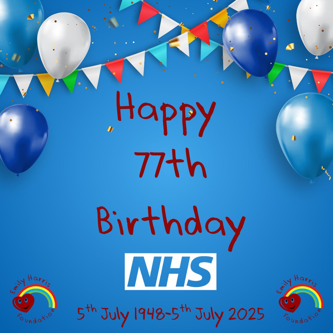 EmHFoundation's tweet image. Happy Birthday to the NHS - 77 years of providing care to all! We are especially grateful for all the care provided on Neonatal Units across the country, particularly at King's Mill Neonatal Unit and Bassetlaw Special Care Baby Unit - thank you to everyone who works there.