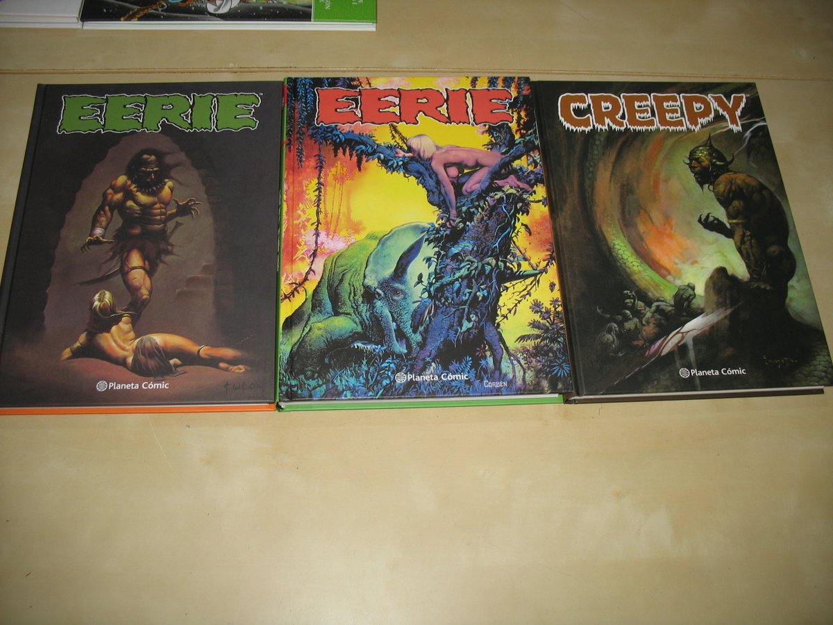 Novedades de cómic americano. La espada salvaje de Conan, Spawn Rey, Usagi Yojimbo, Lonely Receiver, Savage Dragon, 2ª edición de Donde vi el cadáver (Brubaker y Phillips), Eerie (dos tomos) y Creepy.