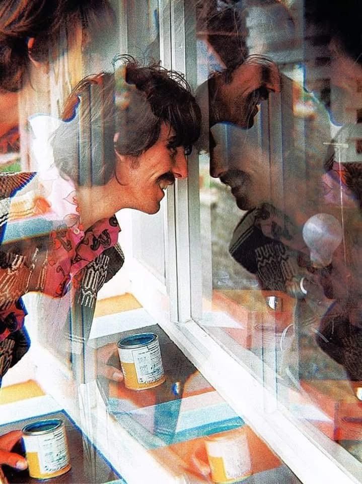 BooksBeatles's tweet image. George Harrison painting his bungalow, Kinfauns, in the summer of 1967.