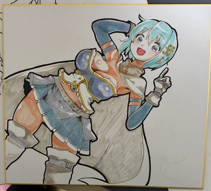 色紙美樹さやかちゃんです