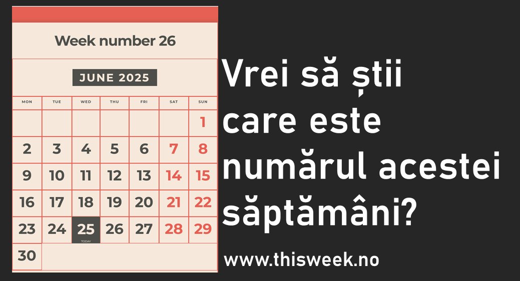 mateonlinenet's tweet photo. Vrei să știi care este numărul acestei săptămâni? Este 27.
https://t.co/o3dQhCBOCS
#week #weekno #week2025 https://t.co/jXOxjxoCAh