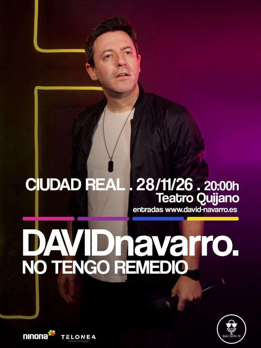 cefese4's tweet photo. @wikiCR Gran noticia 👏🏻👏🏻👏🏻,  el año que viene disfrutaremos con @_DavidNavarro_ 

https://t.co/yUCwgf3oZU https://t.co/OfFO1ktHvt