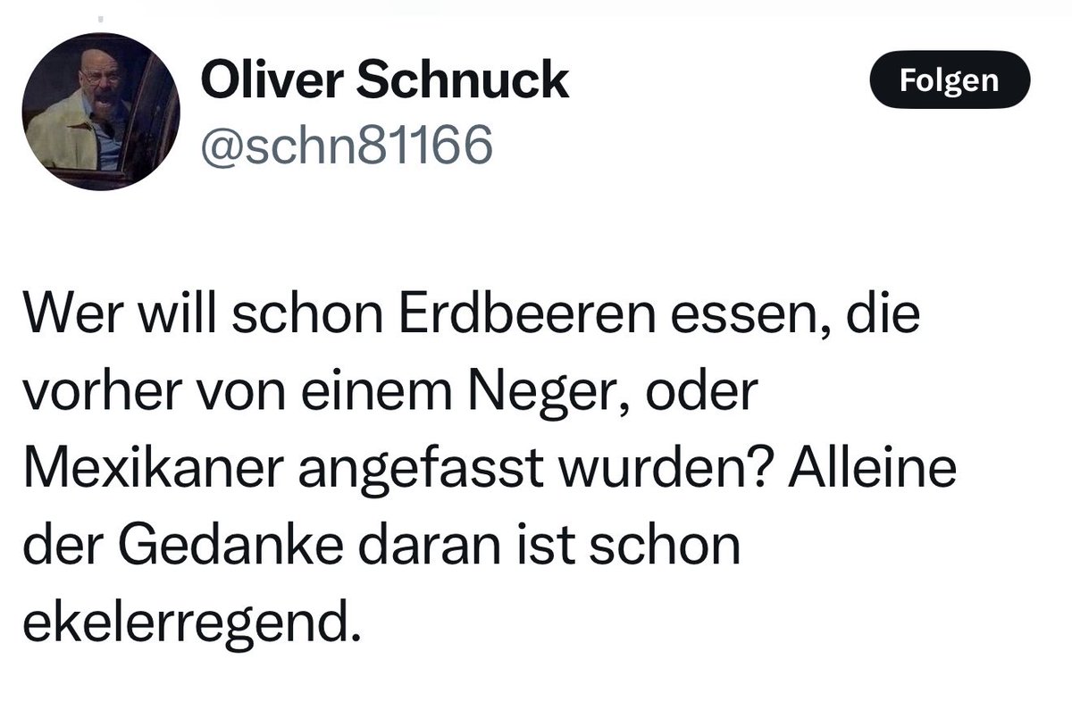 Littlewisehen (@littlewisehen) on Twitter photo Alleine der Gedanke an Menschen wie dieses <a href="/schn81166/">Oliver Schnuck</a> ist schon ekelerregend… 😱 Alleine der Gedanke an Menschen wie dieses <a href="/schn81166/">Oliver Schnuck</a> ist schon ekelerregend… 😱
