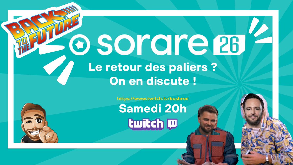 🎙️ LIVE TWITCH ce soir !

On va causer #Sorare 26 :
🔥 Hot Streaks, 🔒 Sealing, ⚒️ Crafting…
Une évolution mature ? Ou juste un retour fardé des bons vieux paliers sauce 2025 ? <a href="/Sorare/">Sorare</a> 

🕗 Ce soir (Samedi) à 20h
📺 twitch.tv/bushrod
💬 Venez râler avec la team aigri
