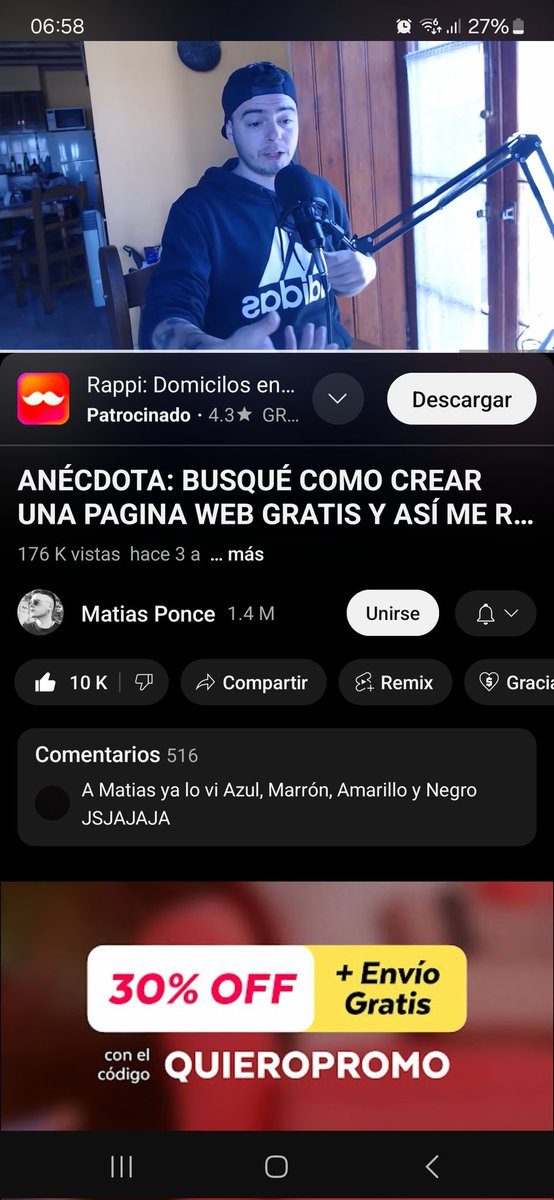 ramirobuhrer's tweet photo. el youtuber más infravalorado de Argentina: https://t.co/HYFJNYOHzE
