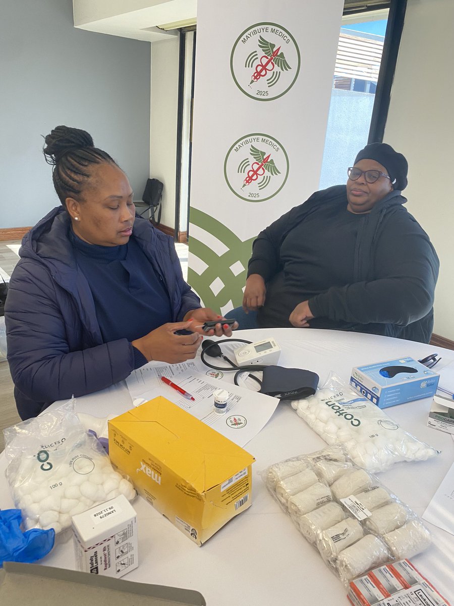 InnohChauke's tweet image. As part of the commitment to the Mayibuye Consultation Process; Mayibuye MEDICS-a social assistance structure formed to address primary and preventative health matters in medically underserved communities; is conducting a free quality health care screening program for volunteers…