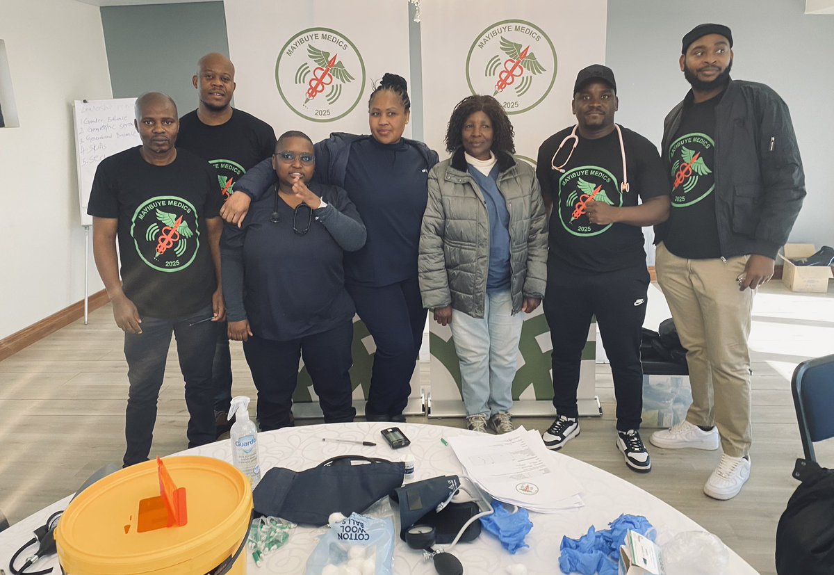 InnohChauke's tweet image. As part of the commitment to the Mayibuye Consultation Process; Mayibuye MEDICS-a social assistance structure formed to address primary and preventative health matters in medically underserved communities; is conducting a free quality health care screening program for volunteers…