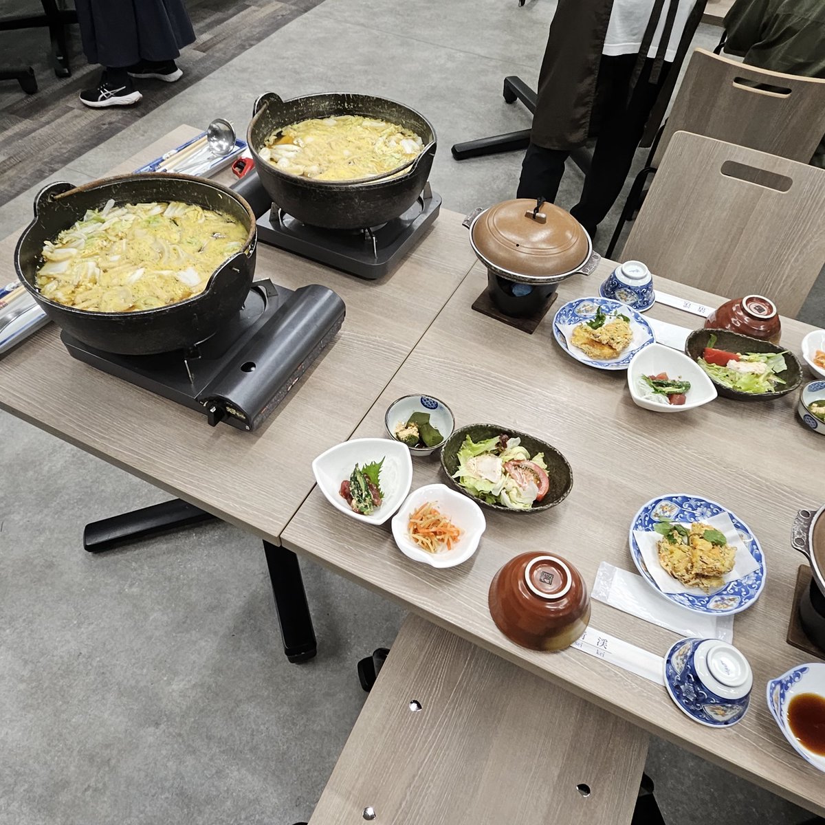 今日の分奏、合奏を終えご飯タイムです🍚🍚🍚🥳