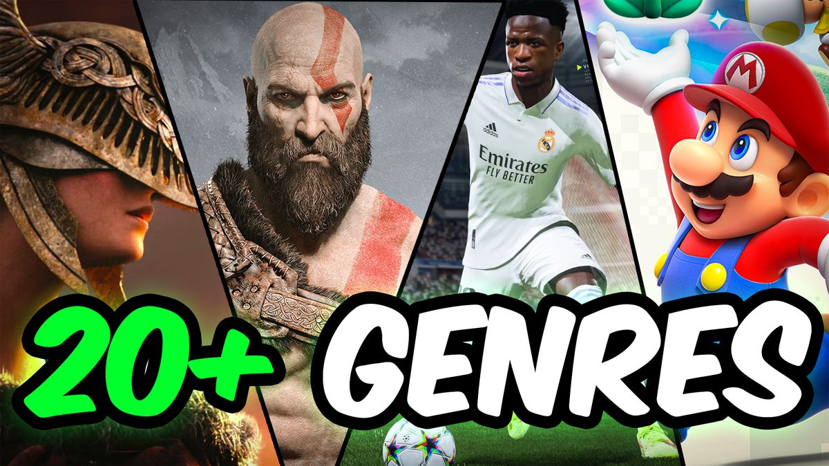 Yeah neues Gaming Kanal Video: 
"JEDES VideospielGenre in 18 Minuten ERKLÄRT"

youtube.com/watch?v=jkLupp…