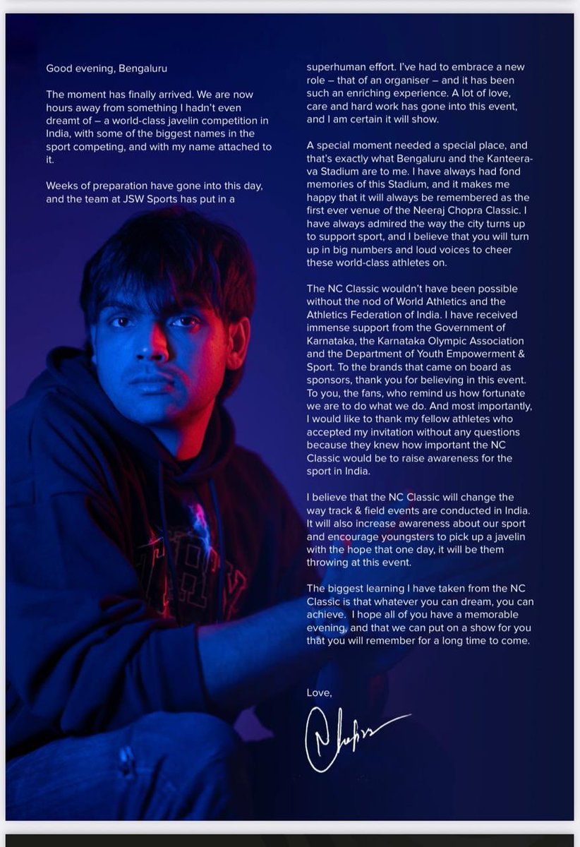 Dr. Adille. J. Sumariwalla. OLY (@adille1) on Twitter photo It is remarkable what one wonderful athlete can do for Athletics. Have seen how caring <a href="/Neeraj_chopra1/">Neeraj Chopra</a> is and committed to excelling in everything that he does. His attention to detail is truly amazing. #PrideofIndia <a href="/WorldAthletics/">World Athletics</a> <a href="/afiindia/">Athletics Federation of India</a> <a href="/IndiaSports/">Dept of Sports MYAS</a> <a href="/Media_SAI/">SAI Media</a> It is remarkable what one wonderful athlete can do for Athletics. Have seen how caring <a href="/Neeraj_chopra1/">Neeraj Chopra</a> is and committed to excelling in everything that he does. His attention to detail is truly amazing. #PrideofIndia <a href="/WorldAthletics/">World Athletics</a> <a href="/afiindia/">Athletics Federation of India</a> <a href="/IndiaSports/">Dept of Sports MYAS</a> <a href="/Media_SAI/">SAI Media</a>