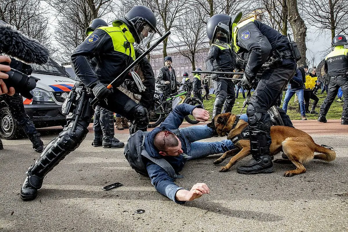 A mi me daría verguenza ser polimierda...dando porrazos porque sabeis que vuestros compañeros estan al lado...BASURA ES LO QUE SOIS!!!
Debemos defendernos nosotros. Ni la policía ni la guardia civil lo van a hacer por órdenes políticas.
#OkupasFuera
#SoloQuedaVox 
#YTuQueOpinas