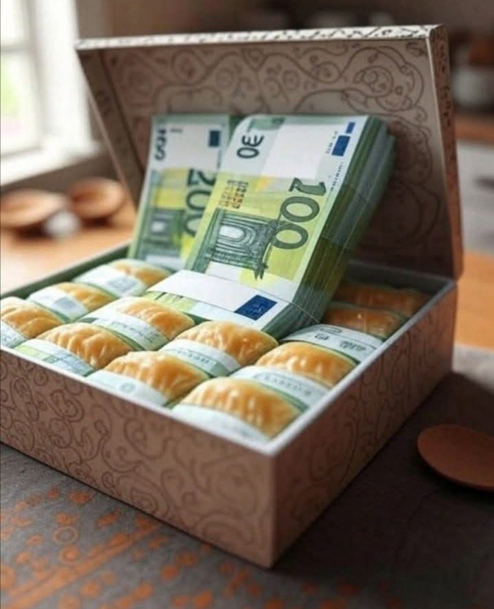 Baklava siparişi alınır Antep fıstıklı Euro sarmalı..!!😂😂😂