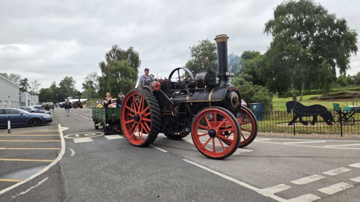 The first engines are away from Nacton! Give them a wave as they make their way down to the docks. #ransomesreturn