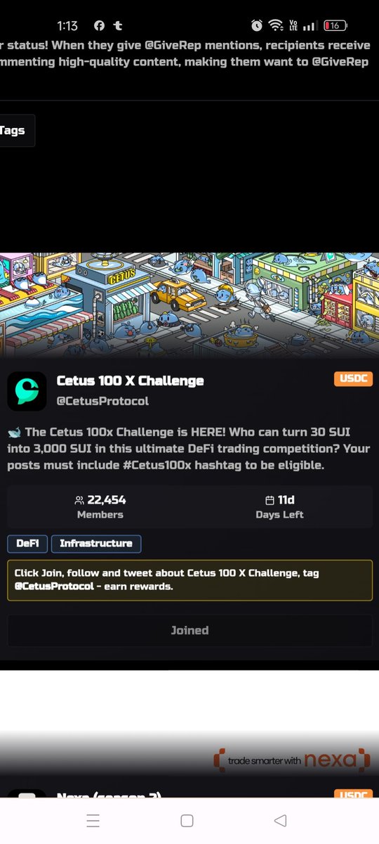 Mohamedmiky2017's tweet photo. Want to earn some USDC,
Follow @CetusProtocol , mention @GiveRep and #Cetus100x
Act now or regret later.
Turn 30sui into 3000sui as easy as a comment.
#workwithfriends
#SuiNetwork
#reputation https://t.co/U5yDQRQA6s