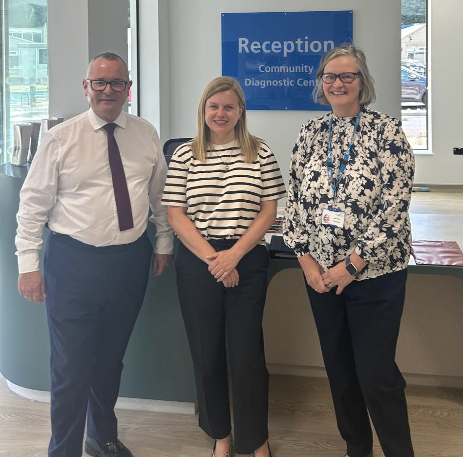 LeeBarronMP's tweet image. One year on from then Labour Government being elected on a mandate of change I was delighted to visit the newly opened Corby Community Diagnostic Centre.
This new £11.7m diagnostic centre will deliver about 93,000 tests a year.
Lots done. Lots to do.