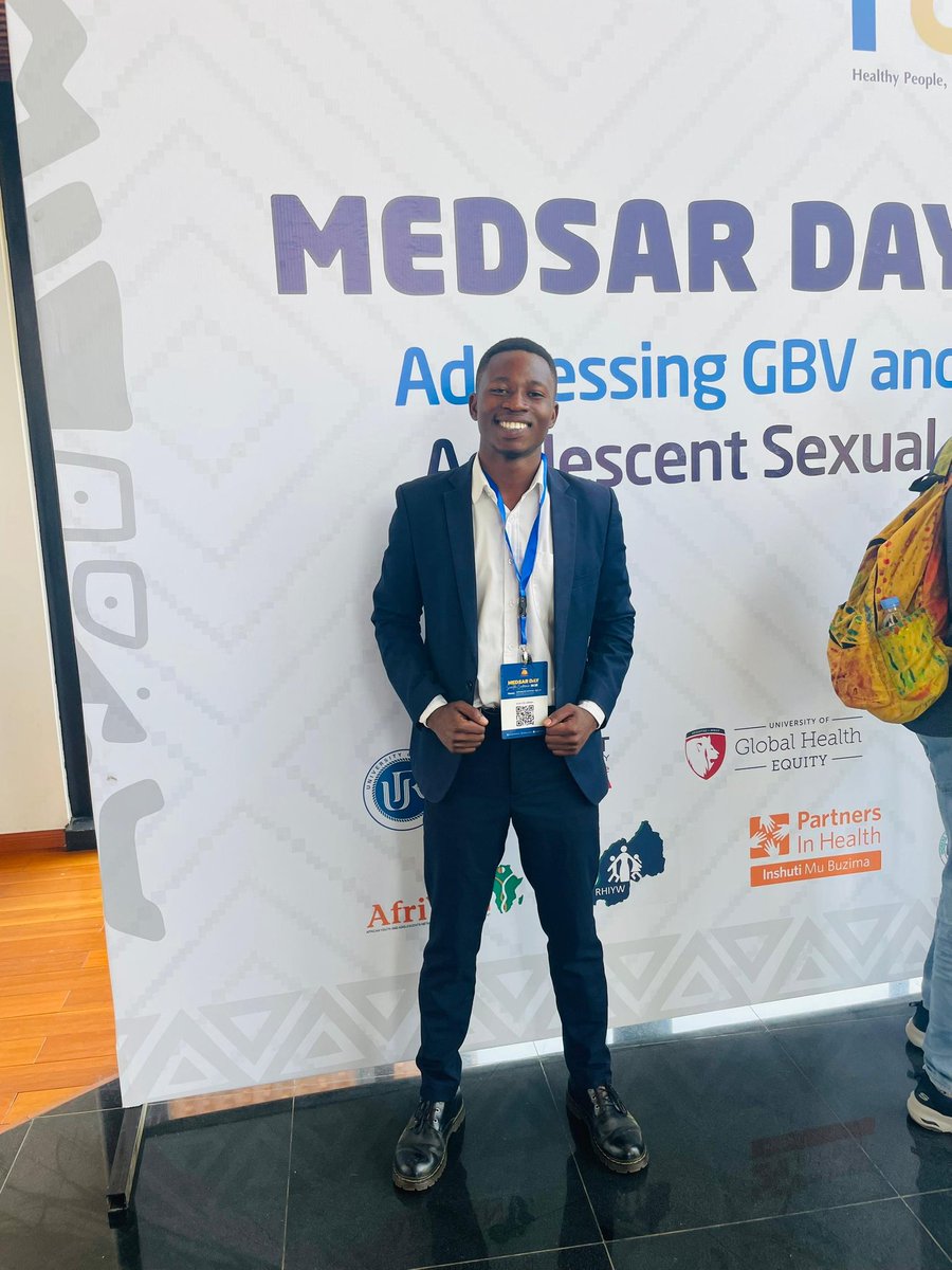 Empowering youth to lead change! Honored to join MEDSAR Day Scientific Conference 2025 — addressing GBV, teenage pregnancy, and access to adolescent SRH services. Together, we inspire impact! 💙✨ #MEDSARDay2025 #YouthForHealth #Rwanda”