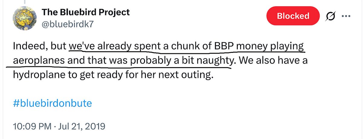 tony_t70971's tweet image. Remember ‘If BBP says it&apos;s happening it&apos;ll happen‘.   
It didn’t, Smith used BBP money to help fund him playing around with an Avro Vulcan !  
Here’s his public admission of the misappropriation of donated funds.   
#dontbelievethesmith 
#dbts