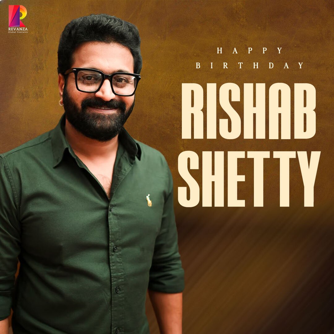 Revanza Global Ventures Private Limited (@revanzaglobal) on Twitter photo 🎉 Wishing a very Happy Birthday to the multitalented Rishab Shetty! 🎬
<a href="/shetty_rishab/">Rishab Shetty</a>
#RishabShetty #HappyBirthdayRishabShetty #Kantara #GarudaGamanaVrishabhaVahana #BellBottom #KirikParty #Ricky #birthdaywishes 🎉 Wishing a very Happy Birthday to the multitalented Rishab Shetty! 🎬
<a href="/shetty_rishab/">Rishab Shetty</a>
#RishabShetty #HappyBirthdayRishabShetty #Kantara #GarudaGamanaVrishabhaVahana #BellBottom #KirikParty #Ricky #birthdaywishes