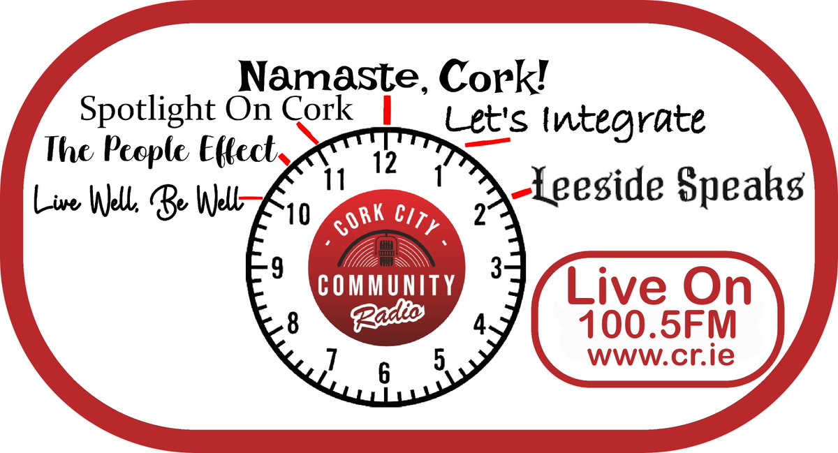 🎙️ This afternoon on Cork City Community Radio:
🕛 12PM – Namaste Cork: Chef Tabrez shares his food journey
🕐 1PM – Let’s Integrate: A story of inclusion &amp; impact
🕑 2PM – Leeside Speaks: Voices from Raise the Roof protest
📻 100.5FM | cr.ie