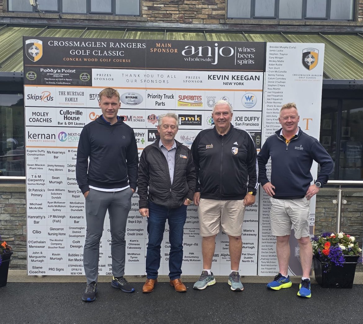 ⚫️🟠🏌🏿‍♂️🥤Thank you to Gerry Keenan, Interbev Ireland for your generous sponsorship of our golf classic. 
#thankyou #rangersgolfclassic