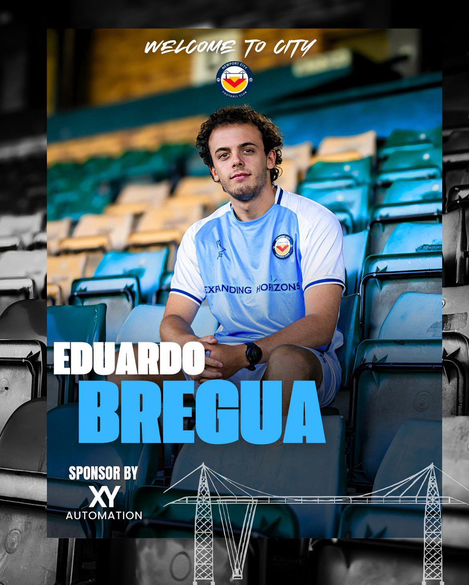 Welcome - <a href="/EBregua/">Eduardo Bregua</a> ✍️

Eduardo joins from <a href="/PenybontFC_/">Penybont FC</a>  the talented attacking midfielder joins the squad ahead of the new season and is ready to make his mark at Newport Stadium 🩵

Welcome, Eduardo! 👏⚽

#WelcomeBregua #NCFC #UpTheCity