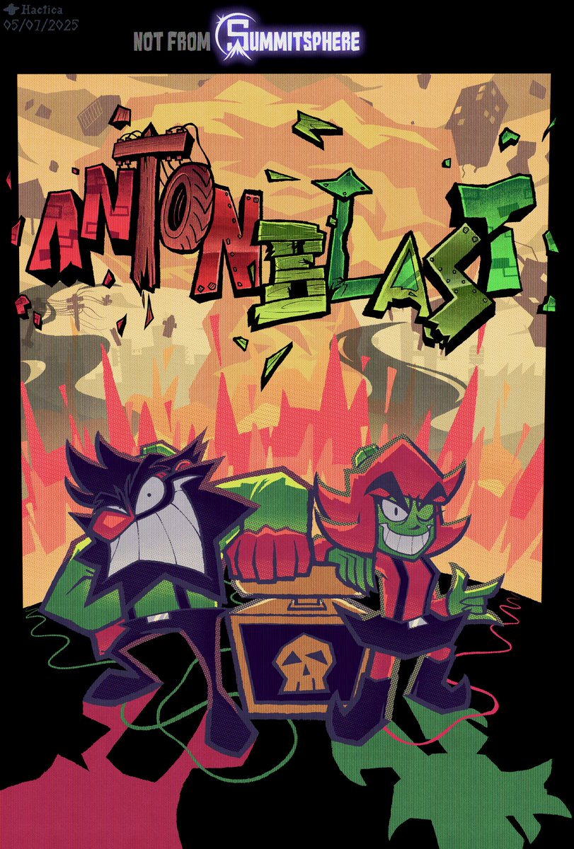 #ANTONBLAST Poster thing I made.